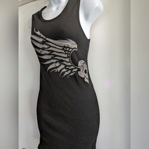 Raw7 death or glory Ribbed tank dress
